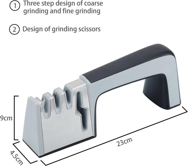 Actual product image Intirilife 4-in-1 knife sharpener