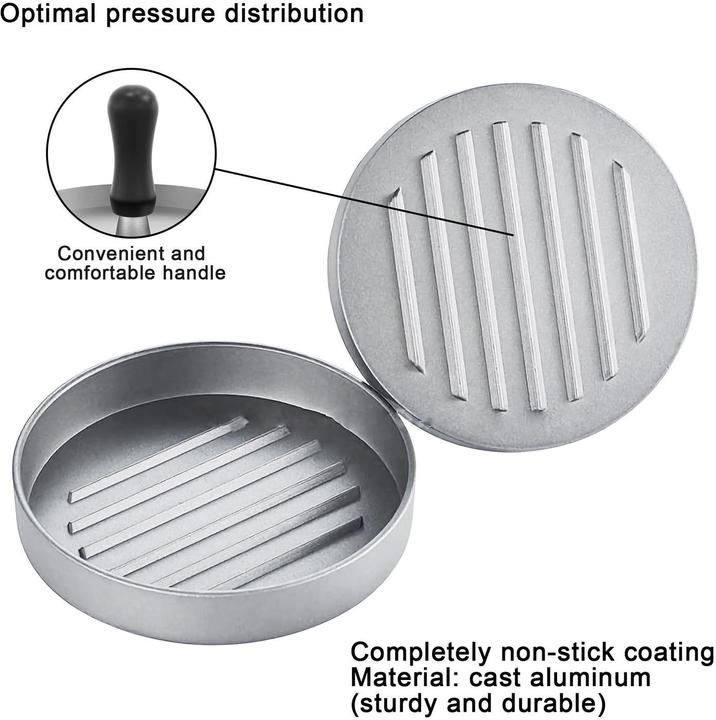 Image du produit Intirilife Presse à hamburger de 11,5 cm de diamètre