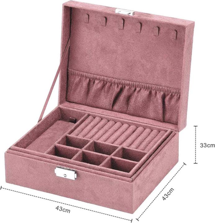 Actual product image Intirilife Jewellery Box in Pink