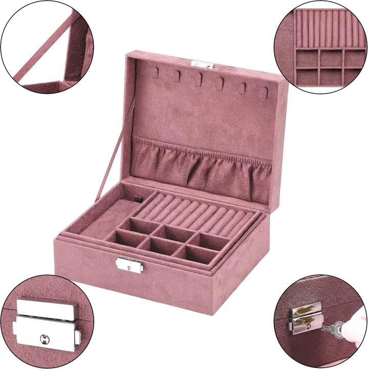 Actual product image Intirilife Jewellery Box in Pink