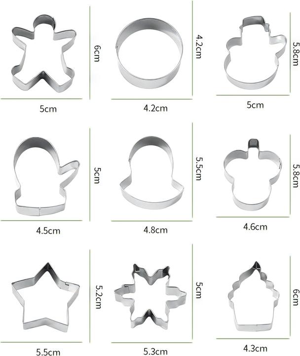 Actual product image Intirilife 20-piece Cookie Cutter Set