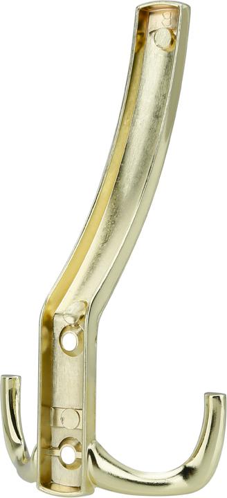 Actual product image Intirilife Double coat hook in gold