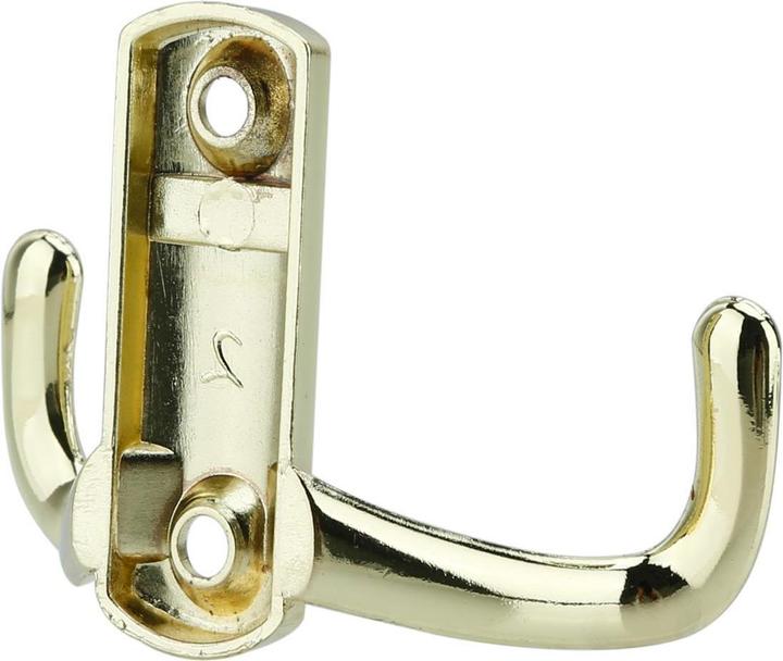 Actual product image Intirilife Double coat hook in gold
