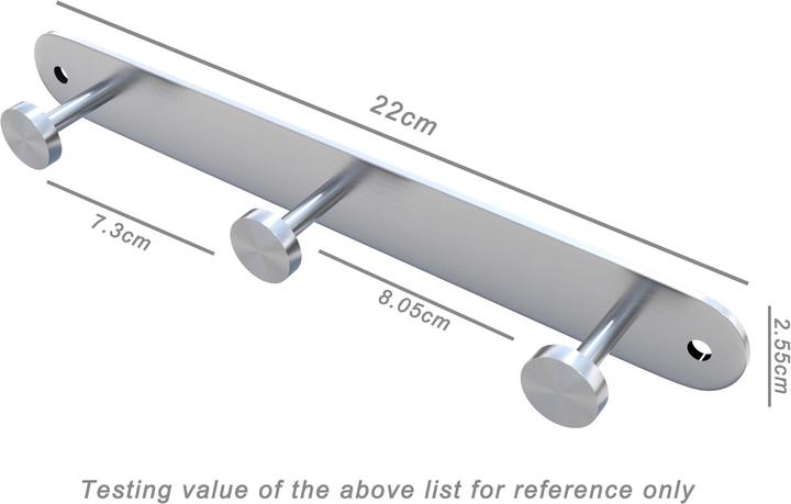 Produktbild Intirilife Garderobenleiste mit 3 Haken