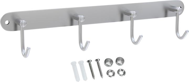 Produktbild Intirilife Garderobenleiste mit 4 Haken