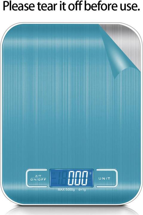 Produktbild Intirilife Digitale Küchenwaage in SILBER