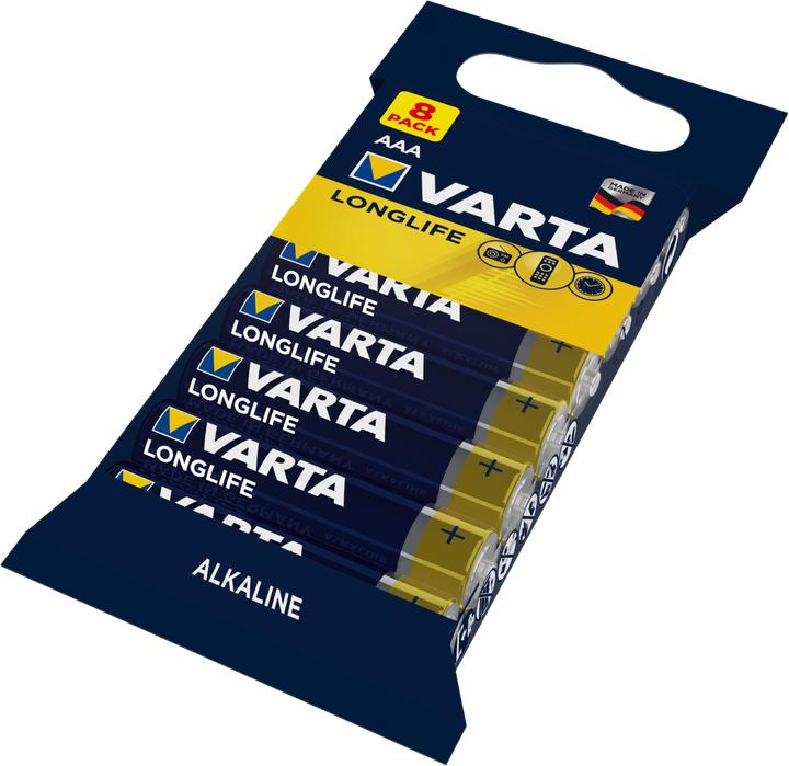 Varta Longlife AAA (8 Pcs., AAA, 1230 mAh)