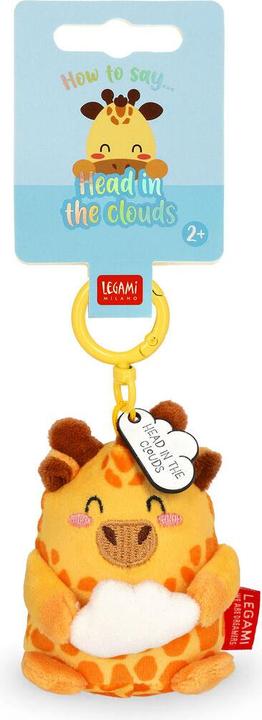 Actual product image Legami Schlüsselanhänger Plüschtier Giraffe