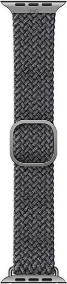 Uniq Aspen Bracelet Tresse Apple Watch 44 42mm Gris Granite