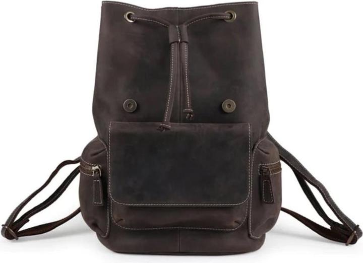 Actual product image Only-Bags.Store Handmade backpack in grained leather