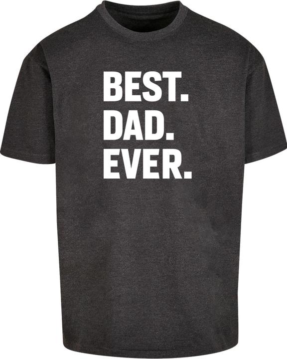 Produktbild Merchcode Fathers Day - Best Dad Ever Heavy Oversize Tee - 112961 (S)
