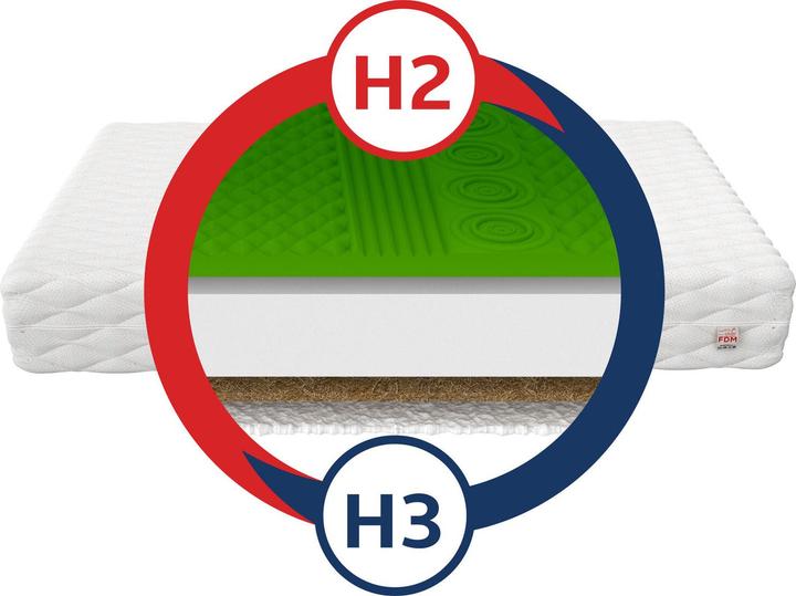 Image du produit Avetoe Matratze 160x200 DORADO HR-Kaltschaum Kokos (160 x 200 cm)