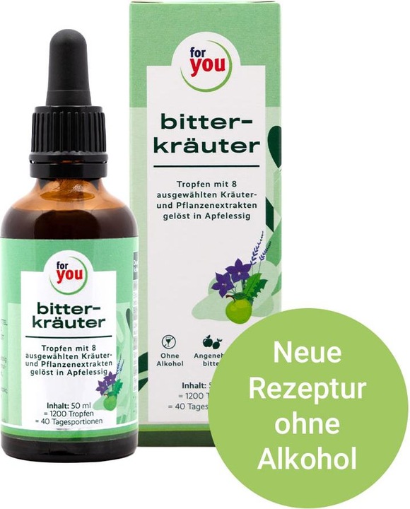Actual product image For You bitter herbs drops (1 Piece, Droplet)