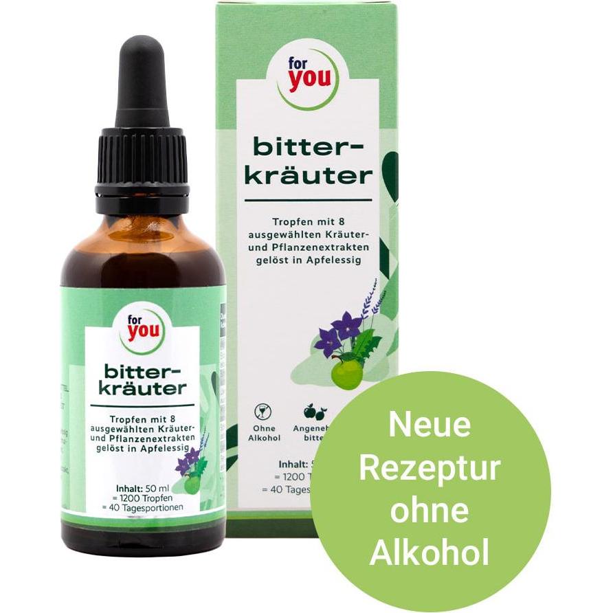 For You, Vitamine + Nahrungsergänzung, bitterkräuter tropfen (1 Stück, Tropfen)