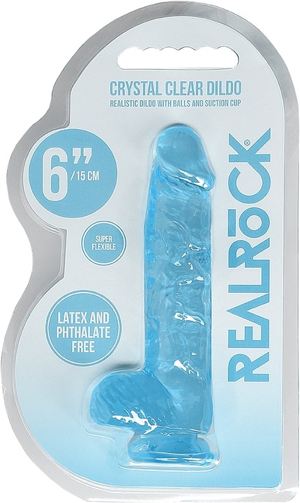 Actual product image RealRock Realistic Dildo with Balls