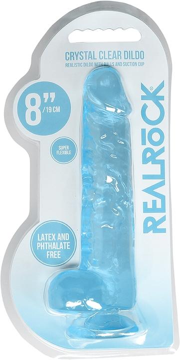 Actual product image RealRock 8" / 19 cm Realistic Dildo with Balls