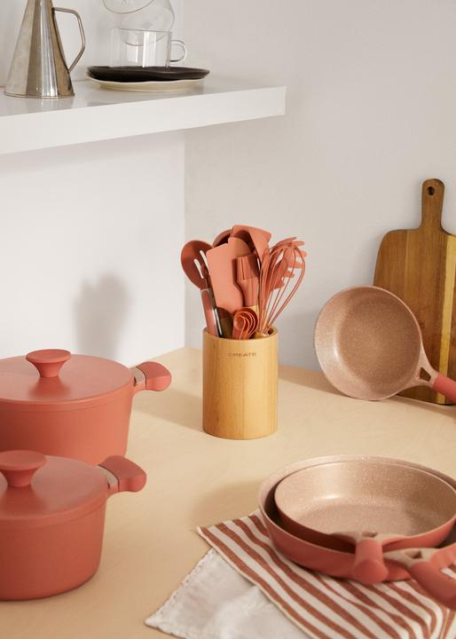 Immagine prodotto Create Küchenutensilien-Set - Silikon und Holz