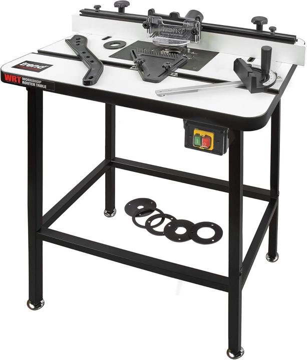 Trend Vrijstaande werkplaatsfreestafel 230V EU, ideal für Plattenfräsen, Modellieren und Batchschneiden