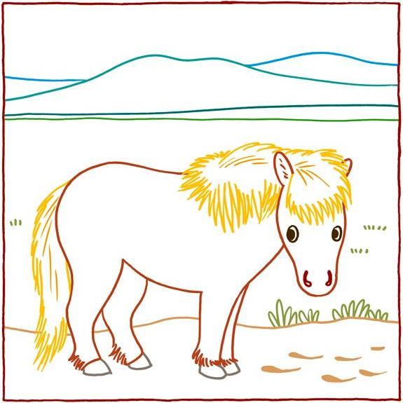 Produktbild Zauberpapier Malbuch Tierisch was los