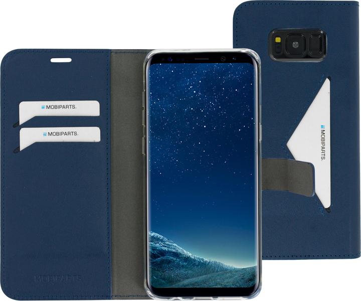 Actual product image Mobiparts Classic Wallet Case Samsung Galaxy S8 Plus Blue (Samsung Galaxy S8+)