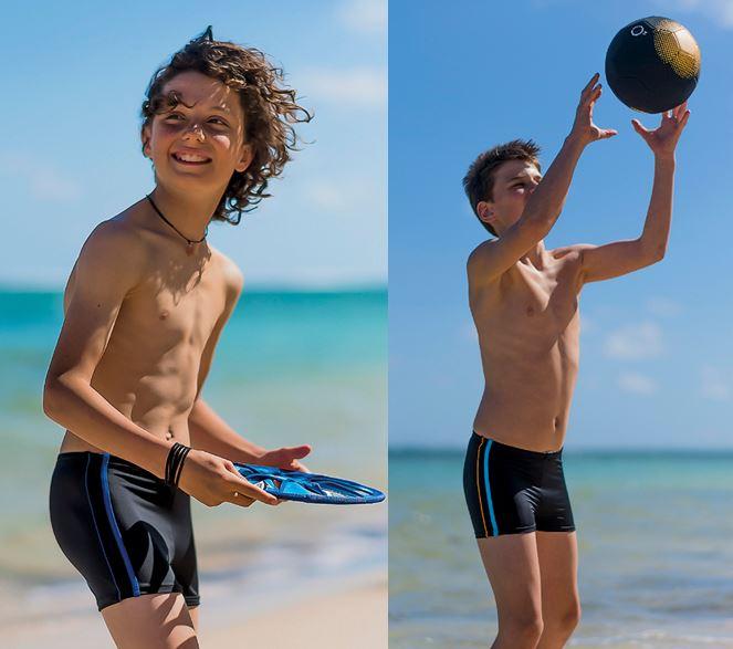 Actual product image Fashy Knaben Badehose gestreift (164)