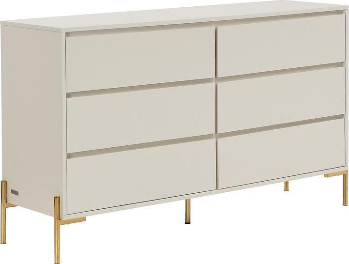 Acier chromé, Beige