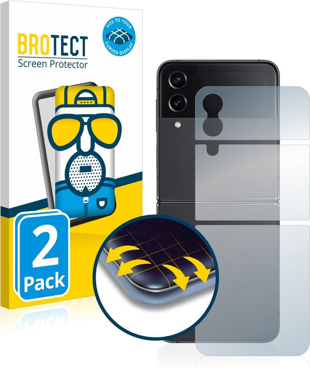 Produktbild BROTECT Full-Cover Displayschutz Matt (2 Stk., Samsung Galaxy Z Flip4)