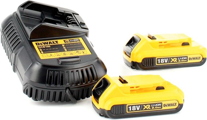 Produktbild DeWalt DCS 335 D2 Akku Stichsäge 18V + 2x Akkus 2,0 Ah + 1x Schnellladegerät in TSTAK