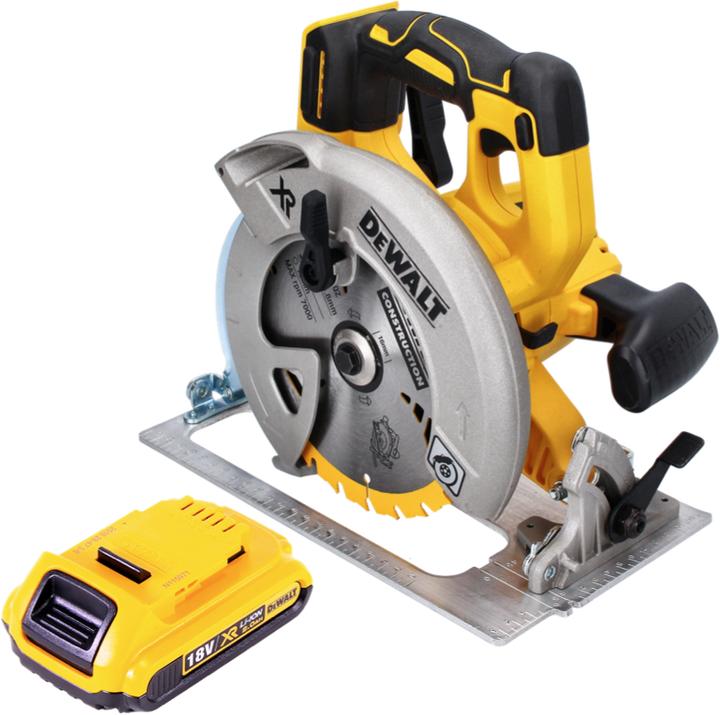 Productafbeelding DeWalt DCS 570 Accu handcirkelzaag 18 V 184 mm Brushless + 1x accu 2.0 Ah - zonder lader