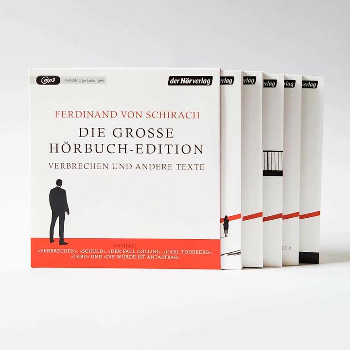 Produktbild Die grosse Hörbuch-Edition - Verbrechen und andere Texte (Matthias Brandt, Ferdinand Schirach, Christian Berkel, Ferdinand von Schirach, Burghart Klaussner, Deutsch)