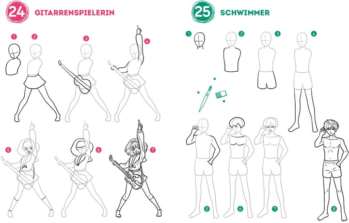 Produktbild 300 Motive zeichnen - Manga (Deutsch, Lise Herzog, 2024)