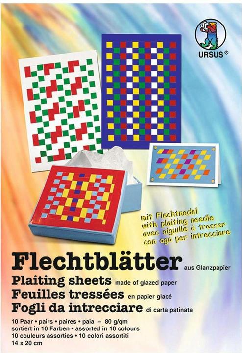 Produktbild Ursus Flechtpapier 12 x 17 (80 g/m², 10x)