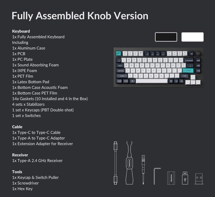 Actual product image Keychron Q1 Max (US, Cable)