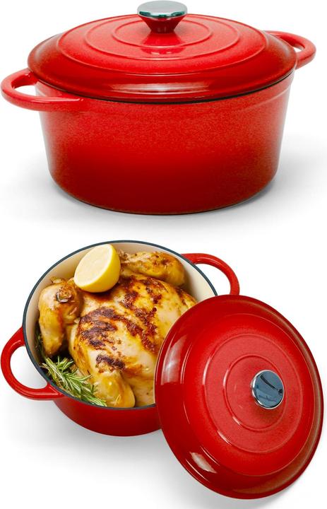 Gusseisen Schmortopf (Casserole + Stewpot, Cast iron)