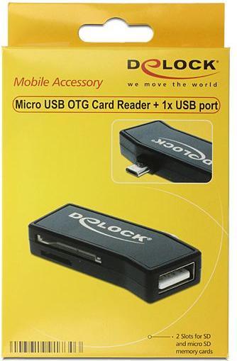 Image du produit Delock 91730 Lecteur de carte OTG Micro USB (Micro USB)