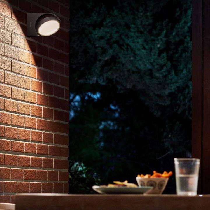 Image du produit Philips Mimosa mur 7W Anthr. 2700K (630 lm)