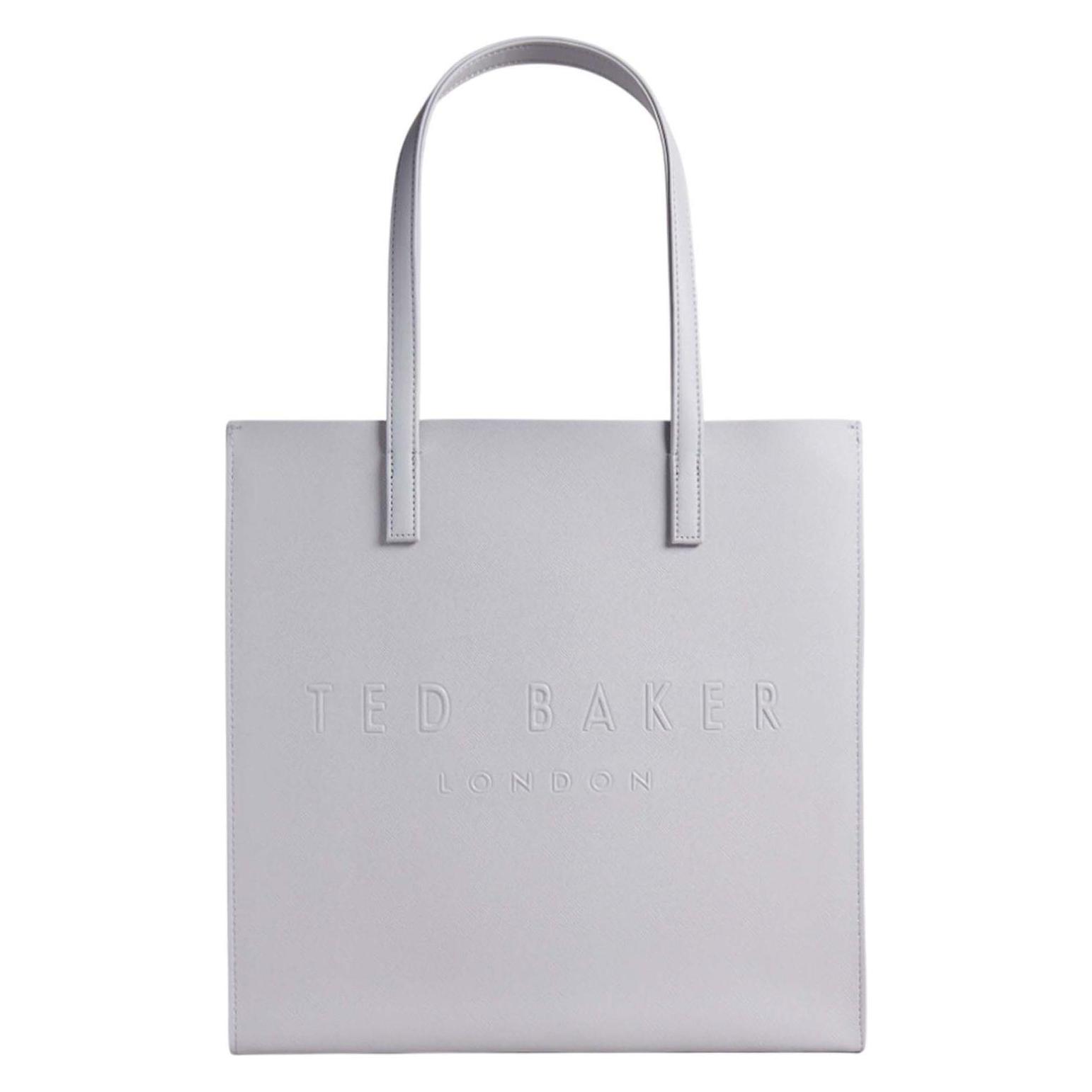 Ted Baker, Damen, Tasche, Soocon Crosshatch Large Icon Bag, Grau