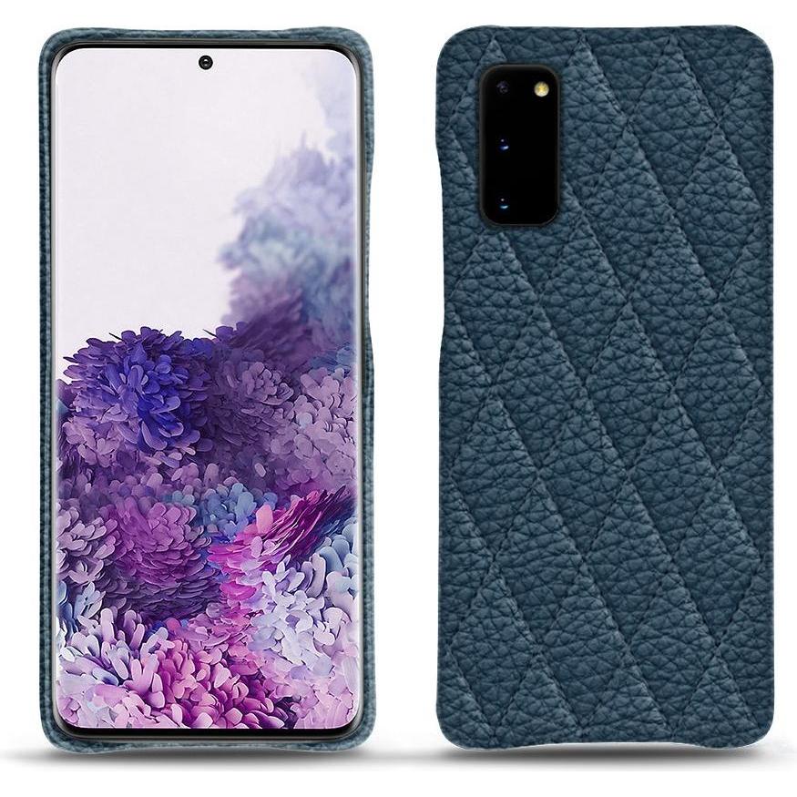 Noreve Lederschutzhülle (Samsung Galaxy S20), Smartphone Hülle, Blau