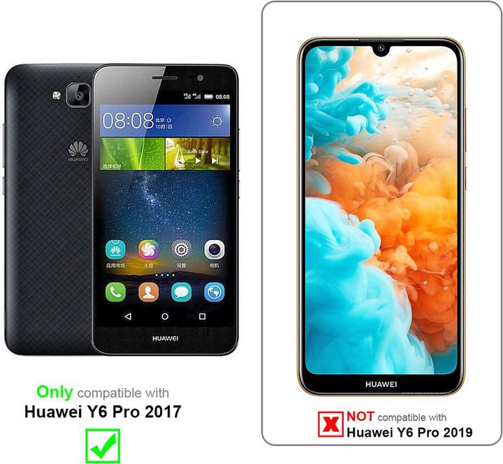 Productafbeelding Cadorabo Bloemen Boekomslag (Huawei Y6 Pro (2017))