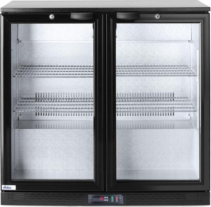 Produktbild Hendi Bar Kühlschrank doppeltürig 200 l 230V 160W (180 l)