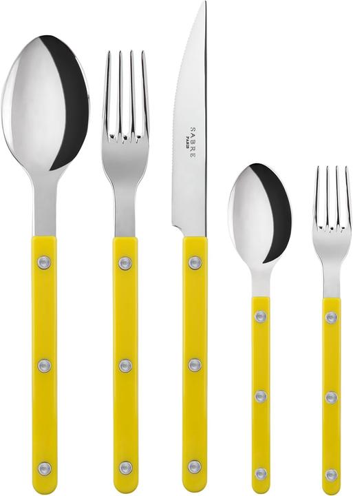Produktbild Sabre Paris 5-teiliges Tafelbesteck-Set Bistrot (5 Stück, Besteck Set)