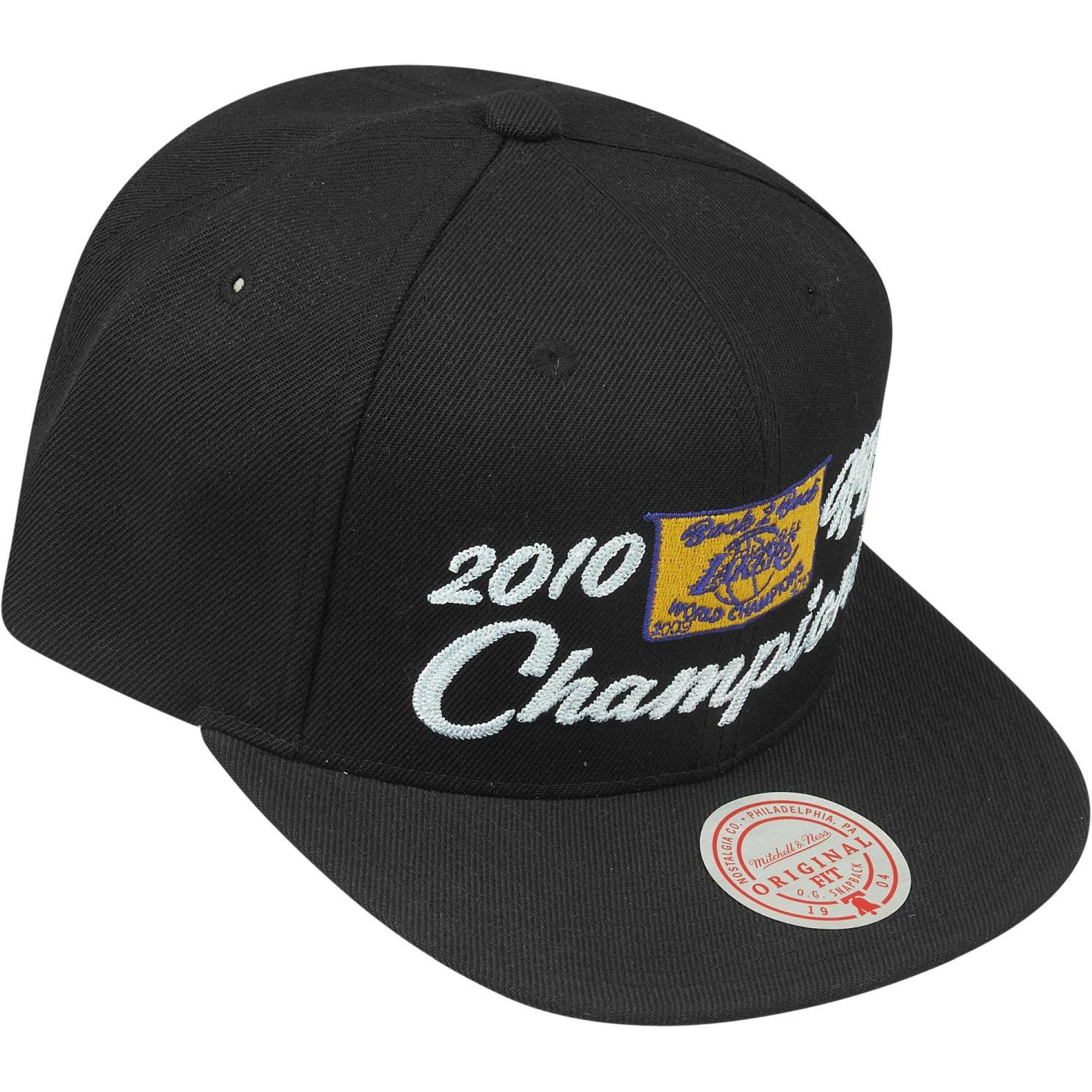 Thumbnail - Mitchell & Ness, Herren, Cap, Los Angeles Lakers Champions, Schwarz, (One Size)