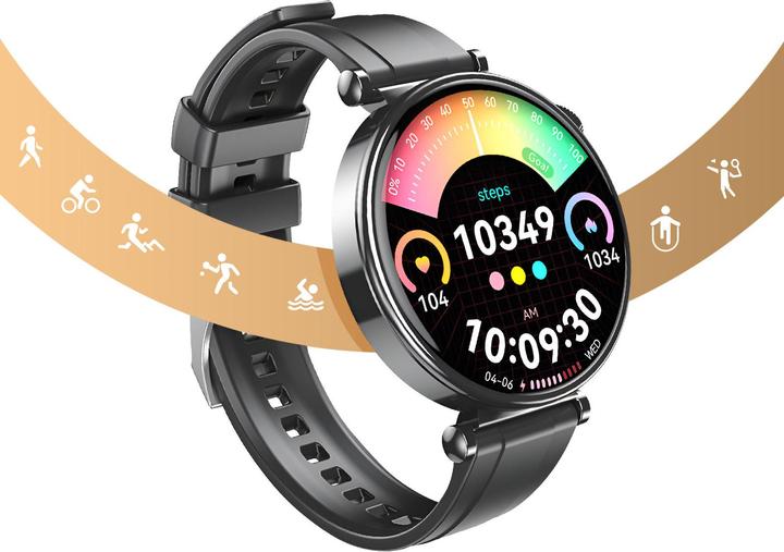 Image du produit xO smartwatch GT4 Mini Amoled noir (33.53 mm)