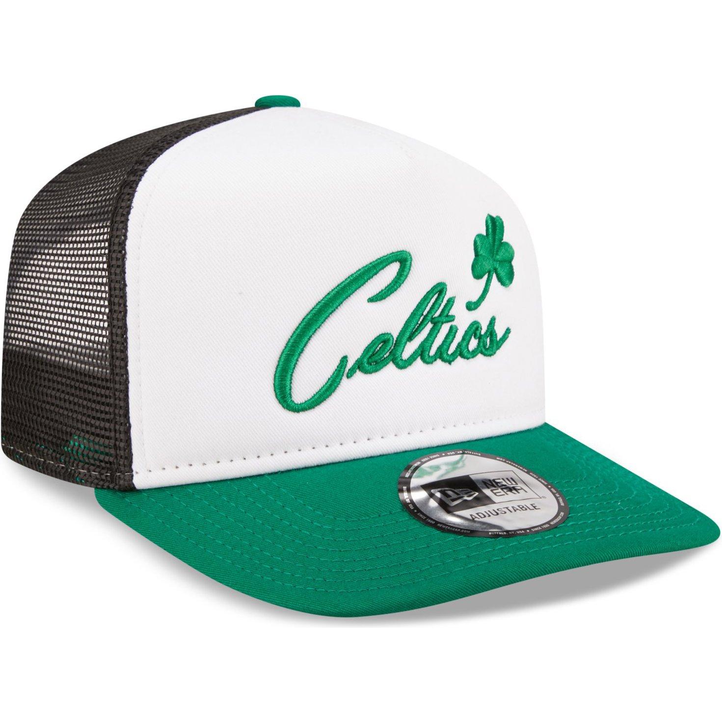 Thumbnail - New Era, Herren, Cap, Aframe Trucker NBA Boston Celtics, Weiss, (One Size)