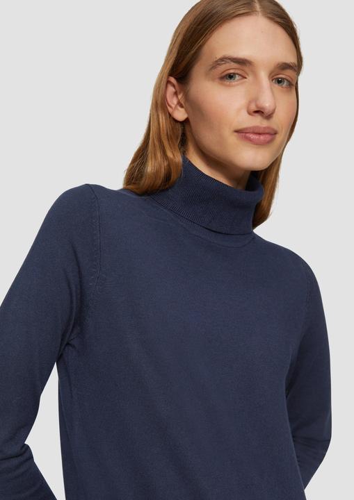 Actual product image s.Oliver Strickpullover Feinstrickpullover mit Rollkragen (34)