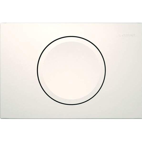 Geberit, Placca WC, Placca di azionamento Delta15 per risciacquo-arresto-risciacquo, 115.120.