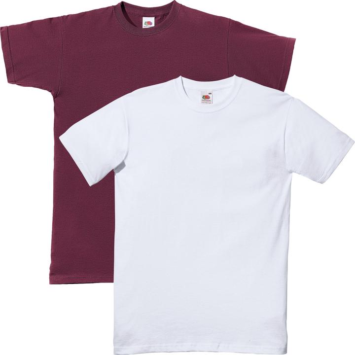 Burgundy/White