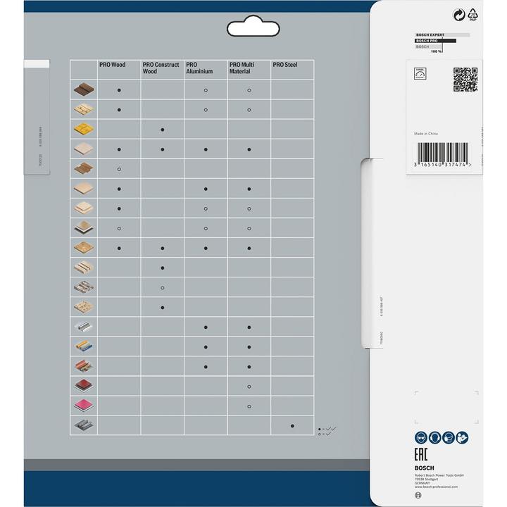 Produktbild Bosch Professional Zubehör PRO Multi Material Kreissägeblatt, 254 x 3,2 x 30 mm