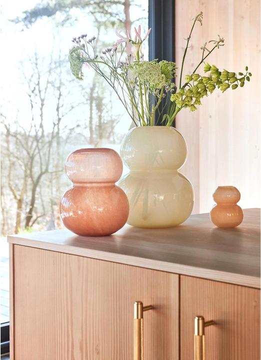 Produktbild OYOY Living Lasi Vase High - Vanilla (L300433) (1 x, 23.69 l)