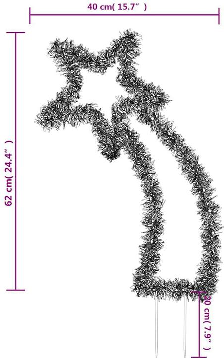 Image du produit vidaXL LED Sternschnuppe